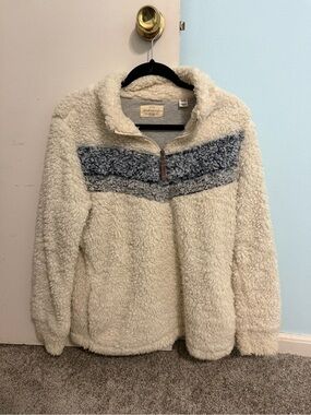 Original Weatherproof Vintage Fuzzy Quarter Zip